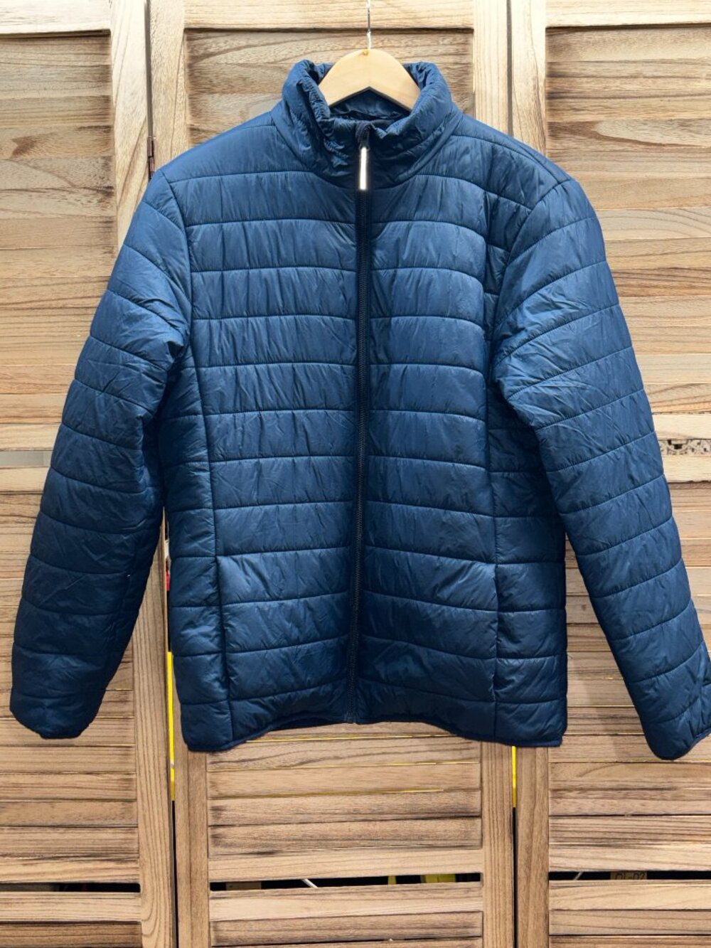 Goodfellow & Co Men’s Blue Lightweight Water Resistant Puffer Jacket M